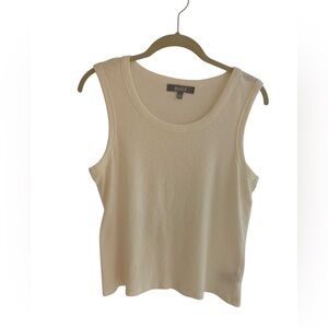 Ivory Sleeveless Top by Marled Essentials